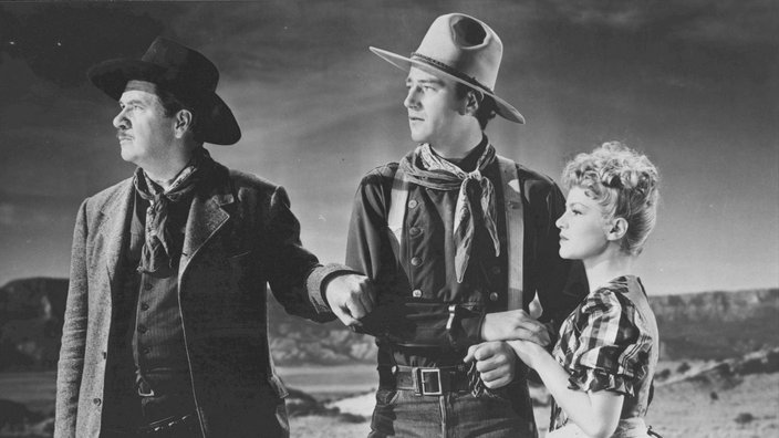Schwarzweiß-Bild: Filmszene aus dem Western "Ringo" | Bildquelle: ARD-Filmredaktion Schwarzweiß-Bild: Filmszene aus dem Western "Ringo"