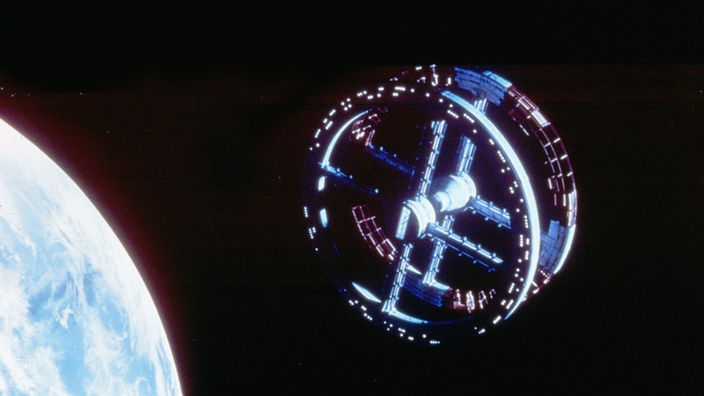 Szene aus dem Film "2001: Odyssee im Weltraum" von 1968.