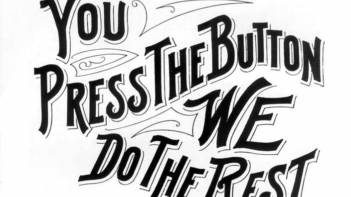 Das Bild zeigt die Titelseite eines Notenhefts für einen Song namens 'You press the button, we do the rest'.