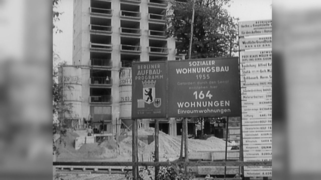 Screenshot aus dem Film "Berliner Wohnungsbau nach dem Zweiten Weltkrieg"