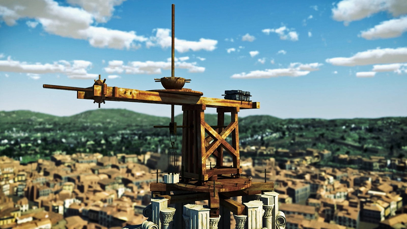 Screenshot aus dem Film "Filippo Brunelleschi – ein genialer Architekt und Ingenieur"