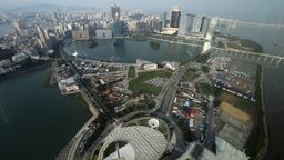 Luftaufnahme der Macau-Halbinsel