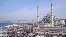 Stadtpanorama von Istanbul.
