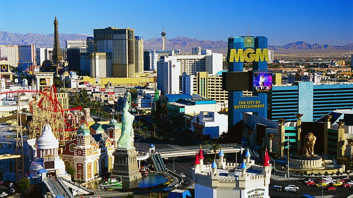 Blick über Las Vegas bei Tag