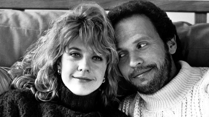 Filmszene aus "Harry und Sally" mit Meg Ryan und Billy Crystal.