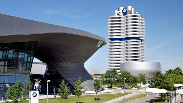 Das Foto zeigt die BMW-Zentrale in München
