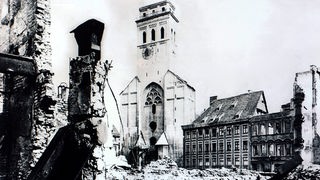 Zerstörte in München 1946.