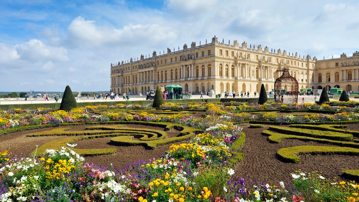 Schloss Versailles mit dem Garten Parterre du Midi