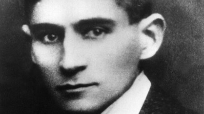 Porträt von Franz Kafka.