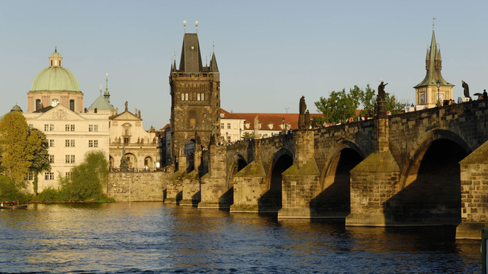 Karlsbrücke in Prag.