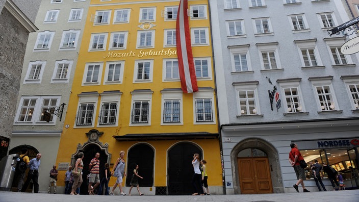 Mozarts Geburthaus | Bildquelle: dpa/Andreas Gebert Mozarts Geburthaus