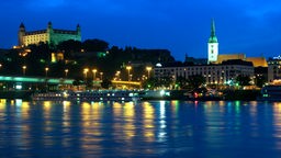 Bratislava bei Nacht