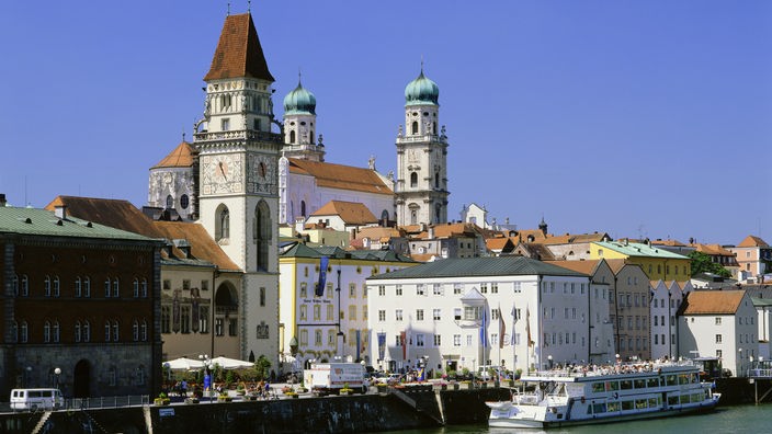 Altstadt von Passau an der Donau.