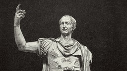 Antike Büste von Julius Caesar