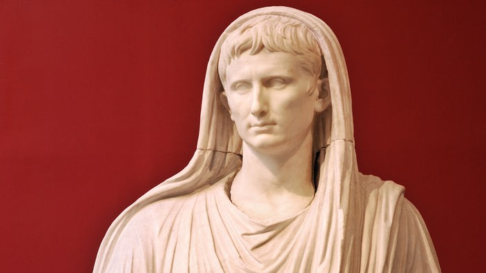 Antike Büste von Julius Caesar
