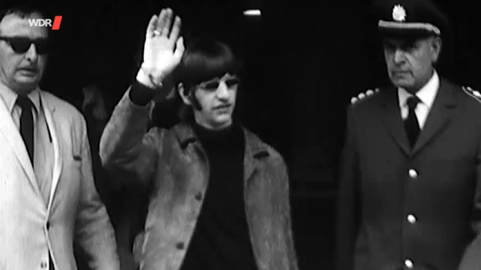 Screenshot aus dem Film "Die Beatles in Essen"