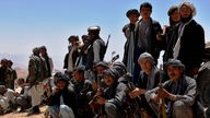 Afghanistan: Taliban-Kämpfer im Gebirge