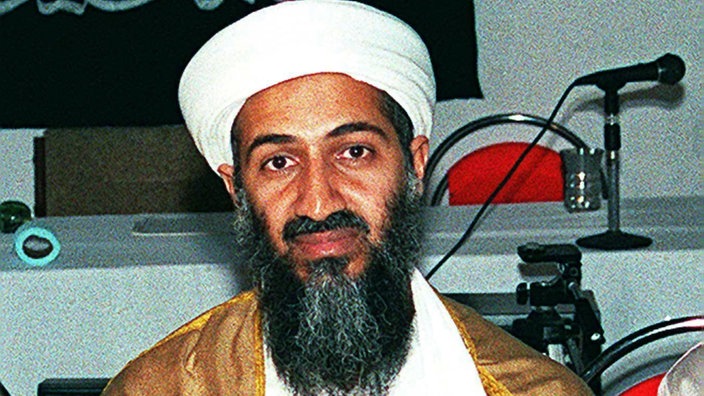Aufnahme von Osama Bin Laden. | Bildquelle: dpa Aufnahme von Osama Bin Laden.