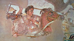 Alexander der Große in einem römischen Mosaik