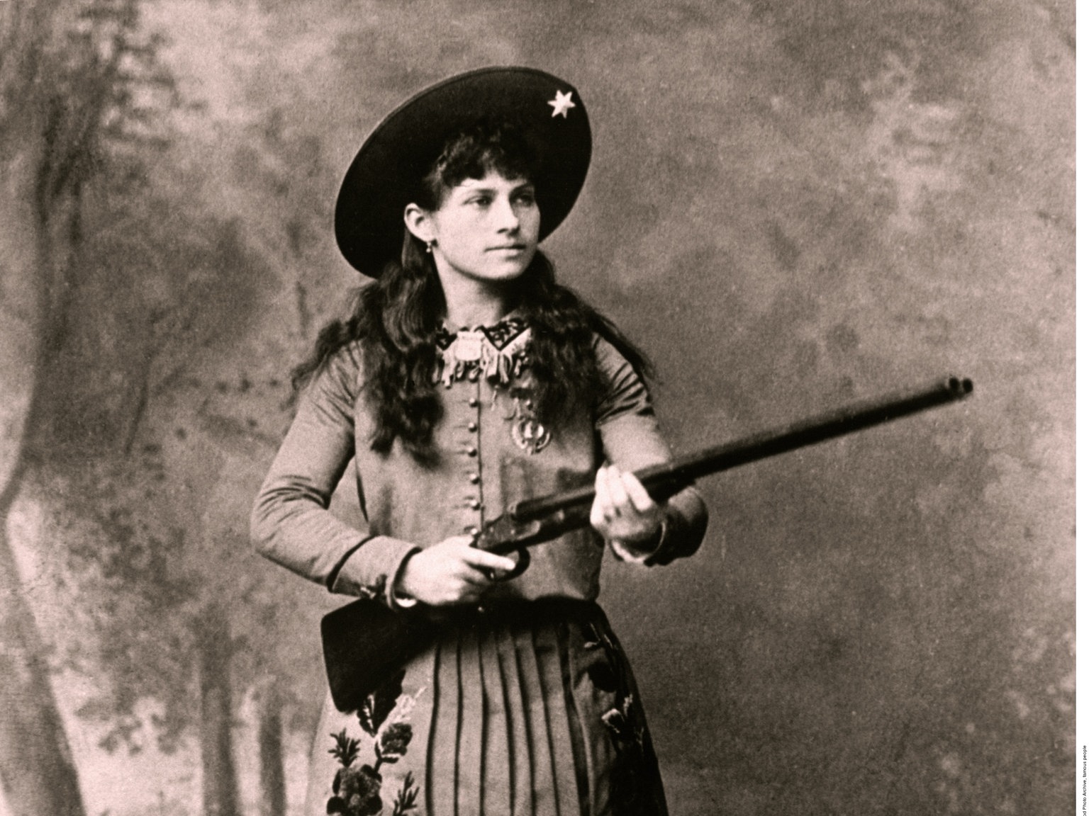 Frauen Im Wilden Westen Kunstschutzin Annie Oakley Nordamerika