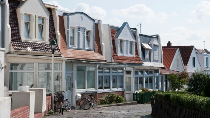Häuserzeil auf Norderney