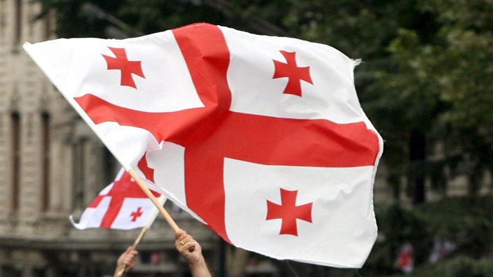 Georgien: Die Nationalflagge