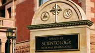Außenfassade des National Affairs Office von Scientology in Washington.