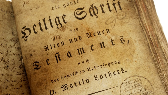 Lutherbibel | Bildquelle: WDR/Interfoto/TV-yesterday Lutherbibel