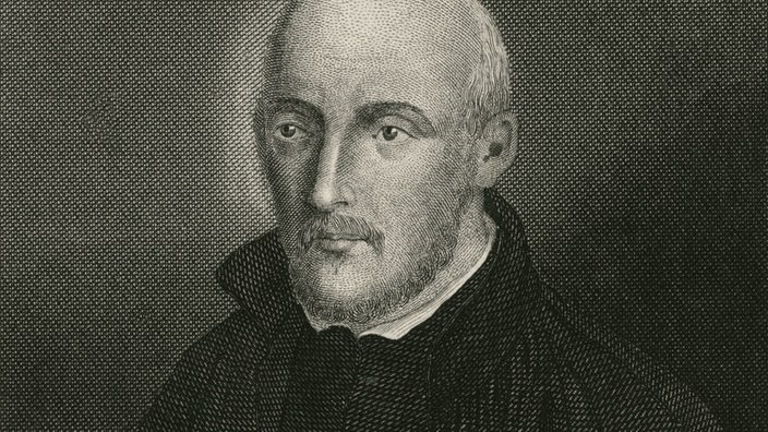 Kupferstich: Ignatius von Loyola