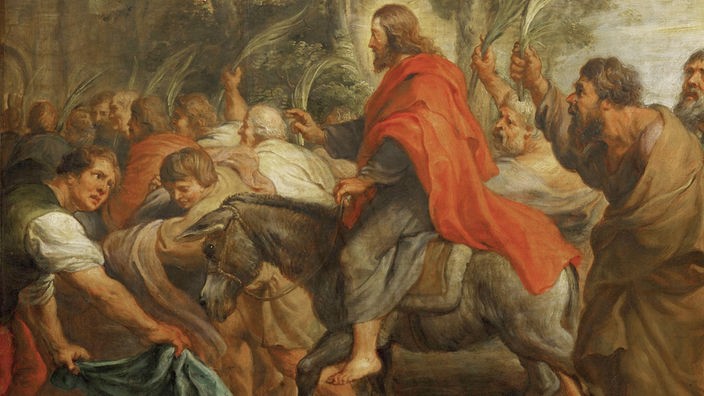 Gemälde von Peter Paul Rubens: "Einzug Christi in Jerusalem" von 1632