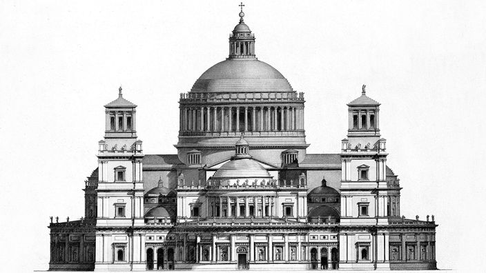 Bramantes Entwurf für den Petersdom