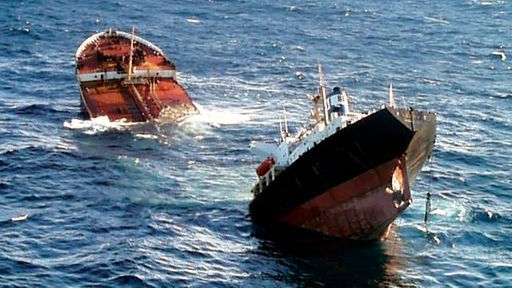 Öltanker "Prestige" brach auseinander