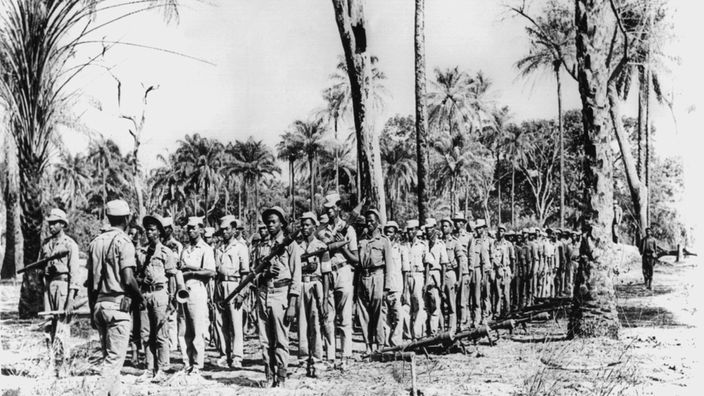 Guerilla-Truppen im Norden von Guinea-Bissau.