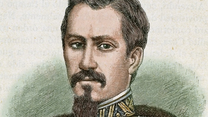 Historische Zeichnung von Alexandru Ioan Cuza