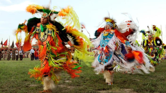 Jährliches Indianertreffen der Lakota Oglala Sioux