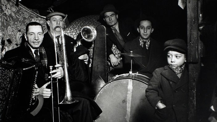SW-Bild: Eine französische Gypsy-Band in den 1930er-Jahren