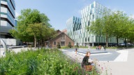 Der Wasserplatz bei gutem Wetter.