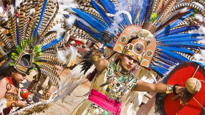 Azteken beim Tanz