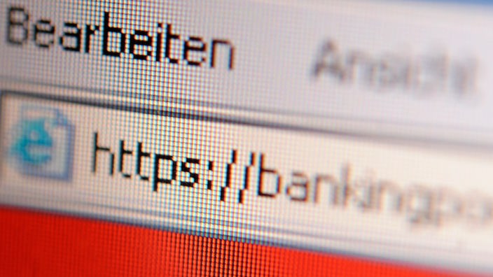 Der Beginn einer URL-Zeile zum Online-Banking beginnt mit https.