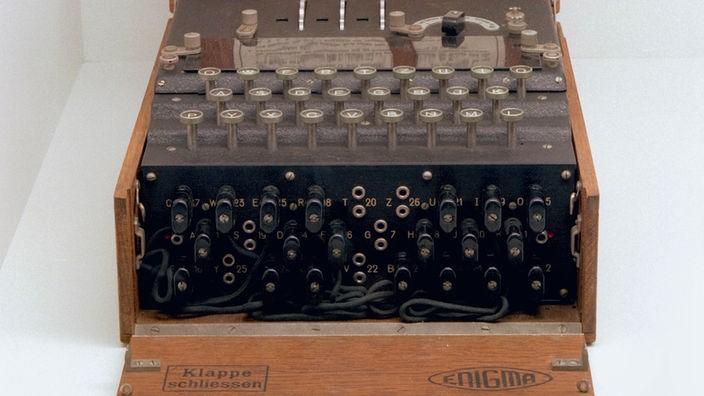 Bild der Chiffriermaschine 'Enigma'.