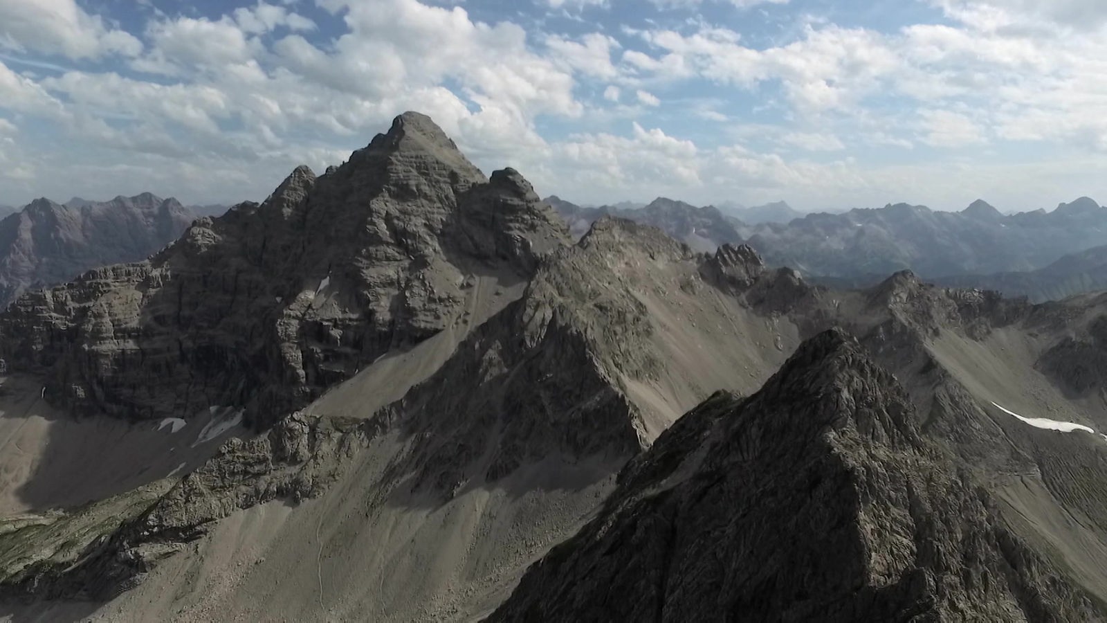 Screenshot aus dem Film "Die Geologie der Allgäuer Alpen"