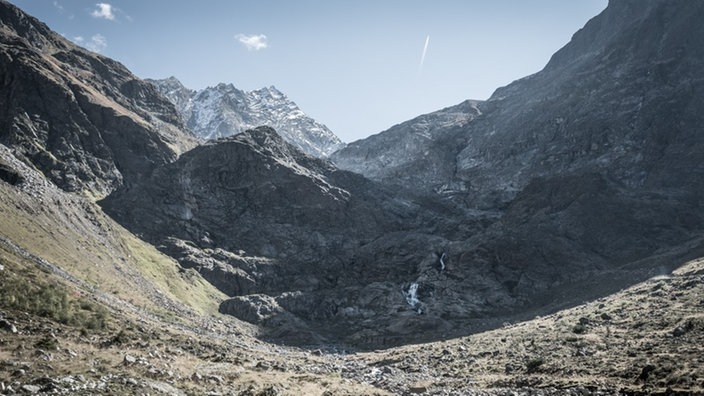 Blick auf den Mittelbergferner in den Ötzzaler Alpen 2015. 