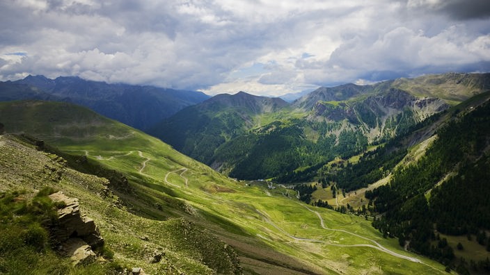 Alpenlandschaft am Col de la Bonette