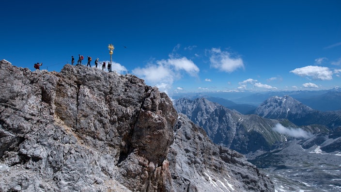 Erdrutsch im gebirge