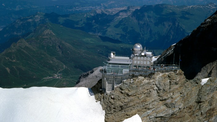 Bahnhof an der Eiger Nordwand.