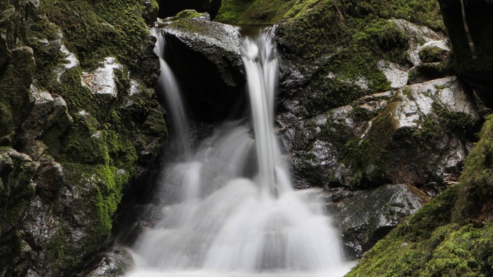 Kleiner Wasserfall in der Wutachschlucht | Bildquelle: Imago/Peter Sandbiller Kleiner Wasserfall in der Wutachschlucht