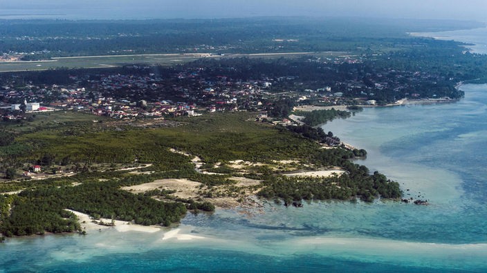 Luftperspektive: die Insel Sansibar 