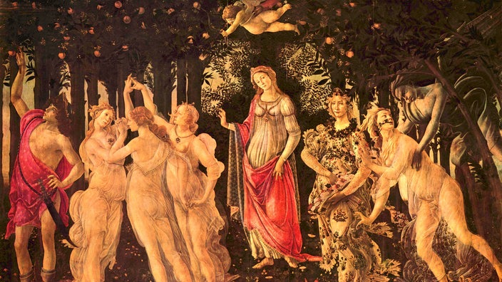 Sandro Botticellis Gemälde "Primavera" | Bildquelle: visipix.com Sandro Botticellis Gemälde "Primavera"