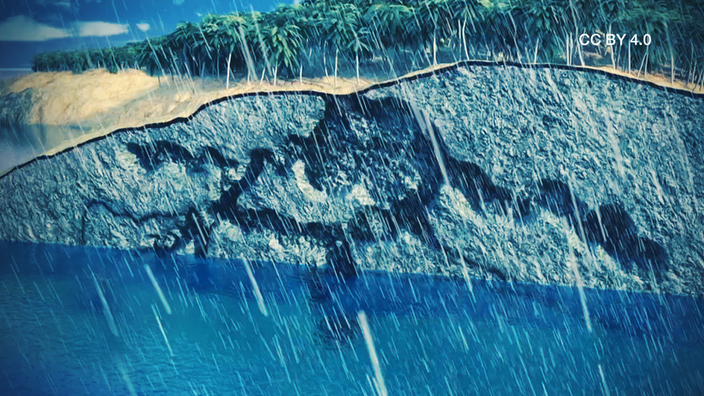 Screenshot aus dem Film "Blue Holes auf den Bahamas"