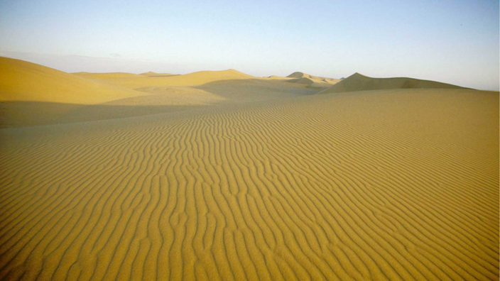Eine riesige Sanddüne. | Bildquelle: Newspixx Vario Images/Ulrich Baumgarten Eine riesige Sanddüne.